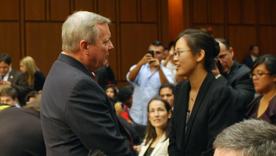 DURBIN ANNOUNCES TEREZA LEE, HIS INSPIRATION FOR THE DREAM ACT, AS HIS GUEST FOR PRESIDENT TRUMP’S STATE OF THE UNION ADDRESS DURBIN ANNOUNCES TEREZA LEE, HIS INSPIRATION FOR THE DREAM ACT, AS HIS GUEST FOR PRESIDENT TRUMP’S STATE OF THE UNION ADDRESS